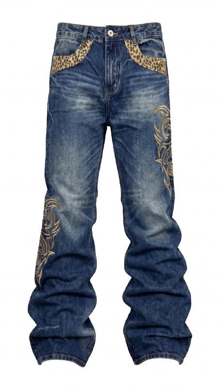 NumbAsia Tribal Flare Denim