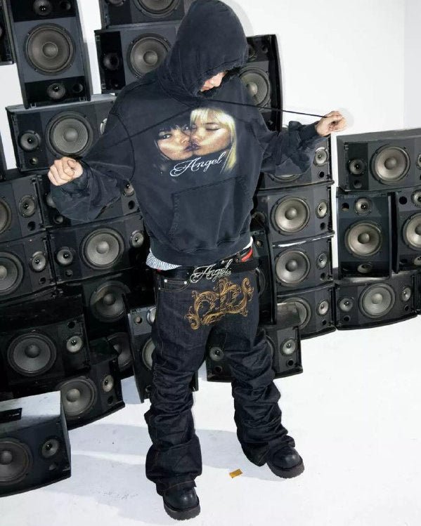 PCCVISION Angel Washed Hoodie - SWAGLAB