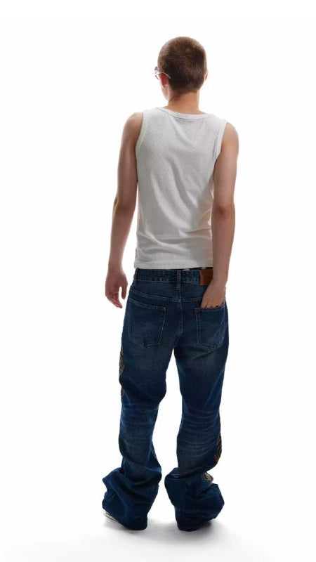 NumbAsia Tribal Flare Denim