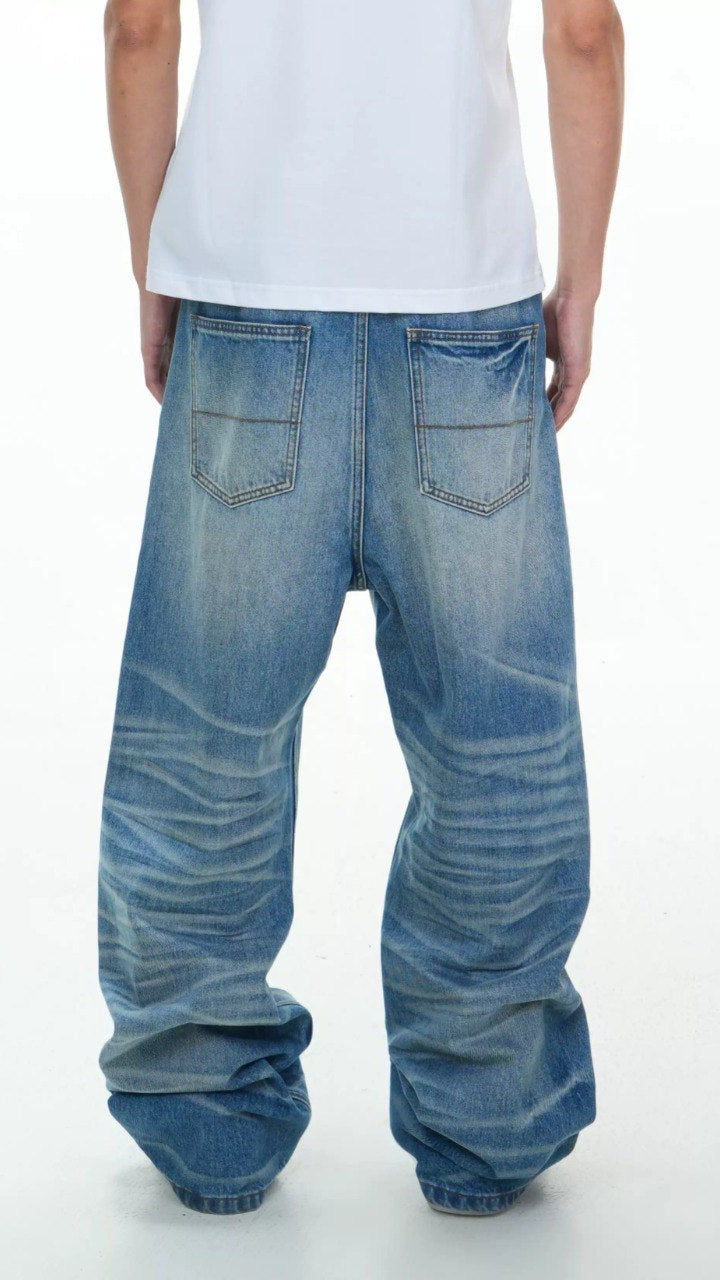 Sidewing Double Dove Baggy Jeans