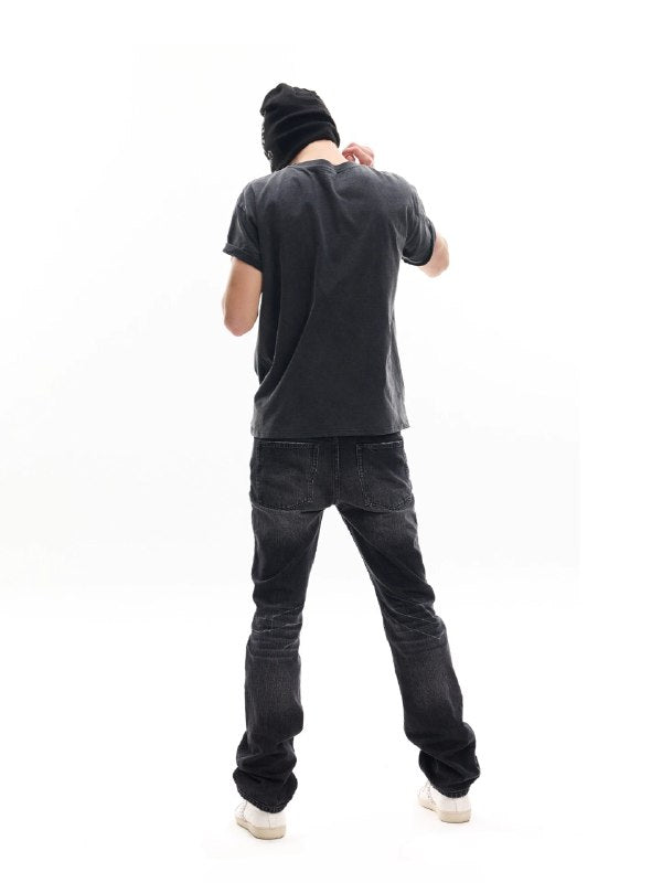 Destroyed Bootcut Jeans