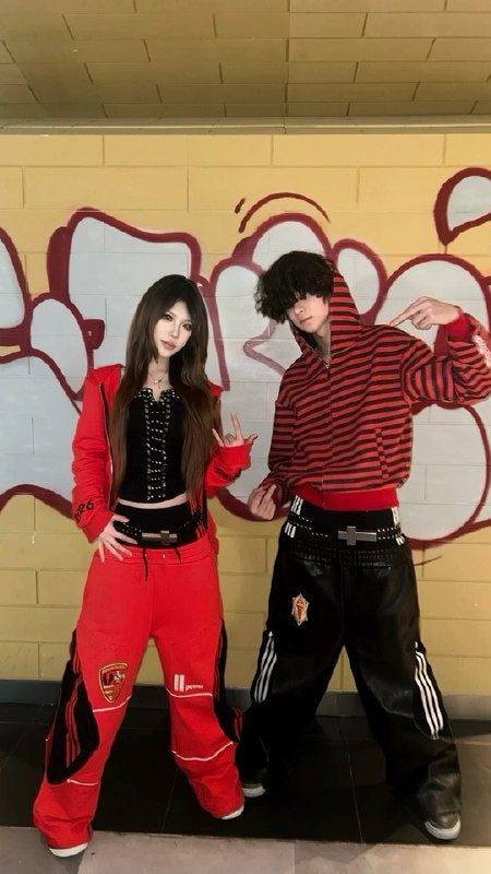Fourth3ex Double Waist Track Pants