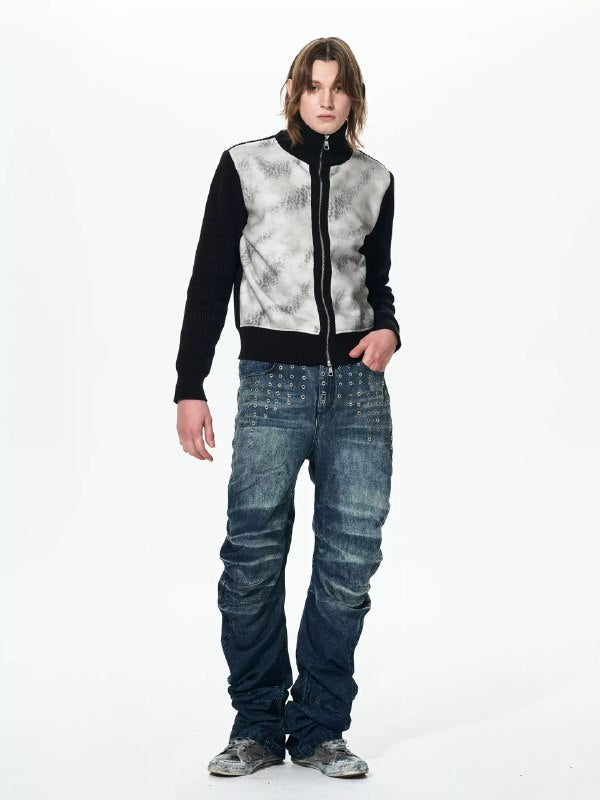 Knife-Cut Jeans