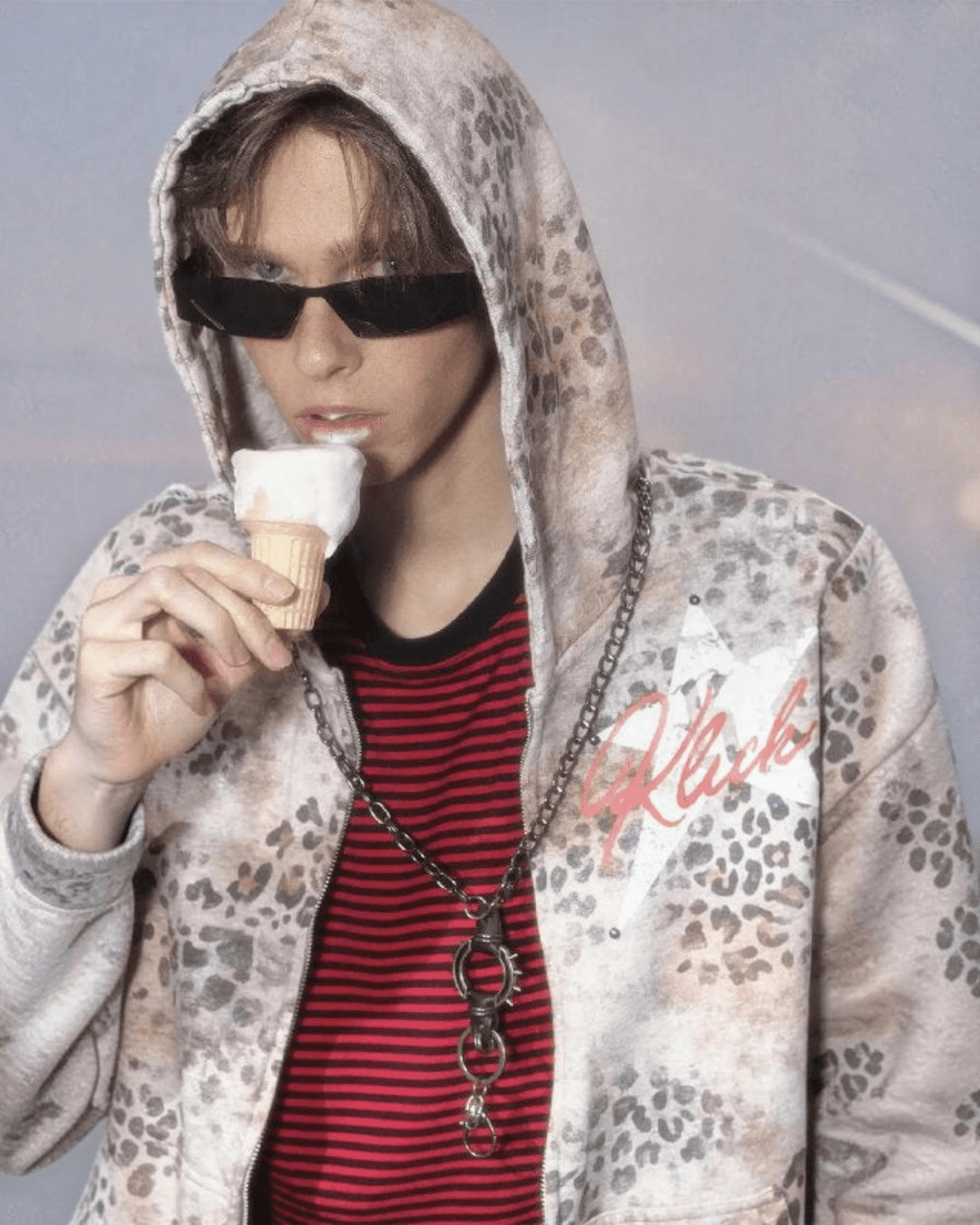 KLICK CLAK Leopard Hoodie - SWAGLAB