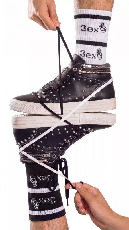 Studded Zip Skate Sneakers