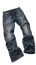 Distressed Flared Jeans