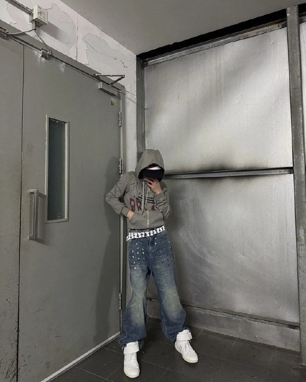 NoE Washed Baggy Jeans - SWAGLAB