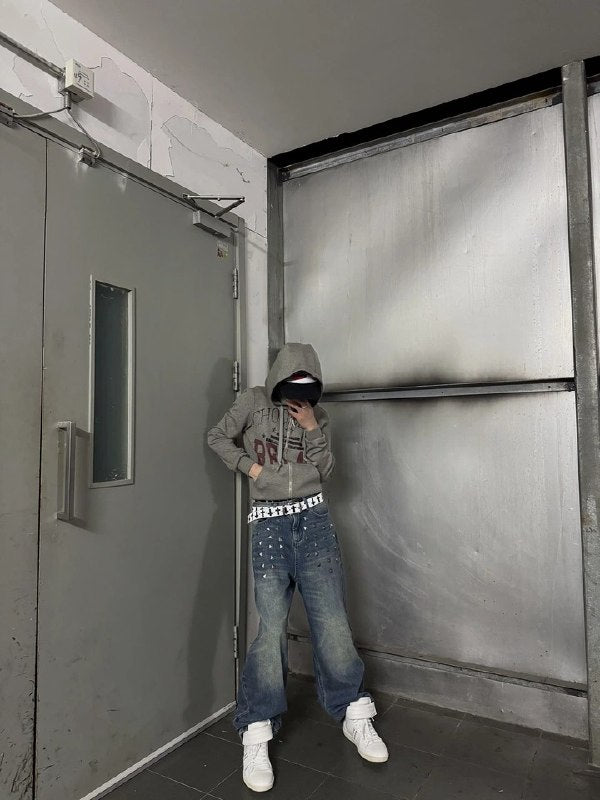 RUDEBRAT Washed Baggy Jeans