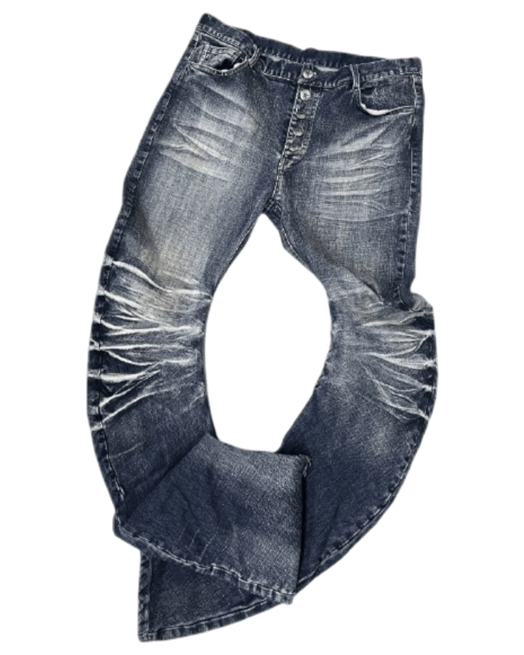 NoE Crack Flared Jeans - SWAGLAB