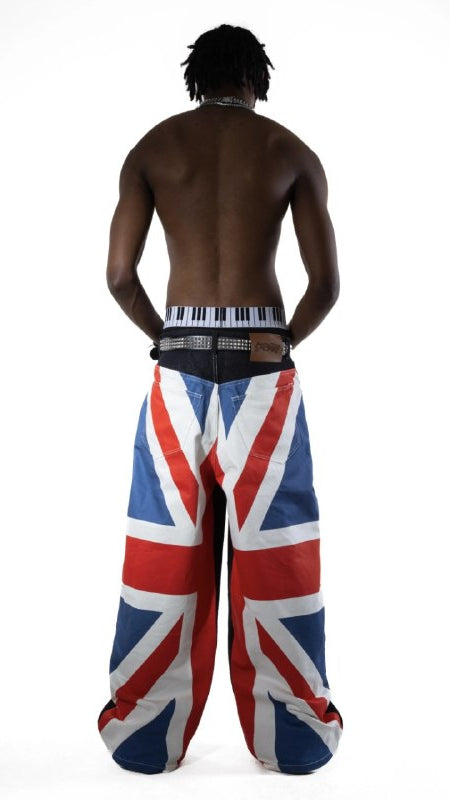 Union Patchwork Baggy Denim
