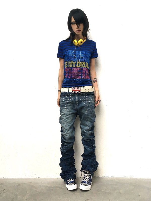 Knife-Cut Jeans