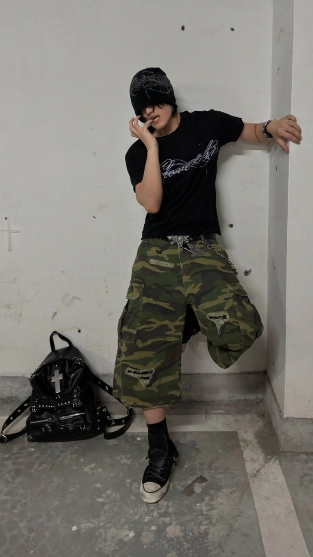 Aurora camo shorts