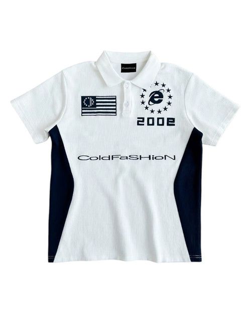 ColdAsia 26SS 2002 Embroidered Polo Shirt - SWAGLAB