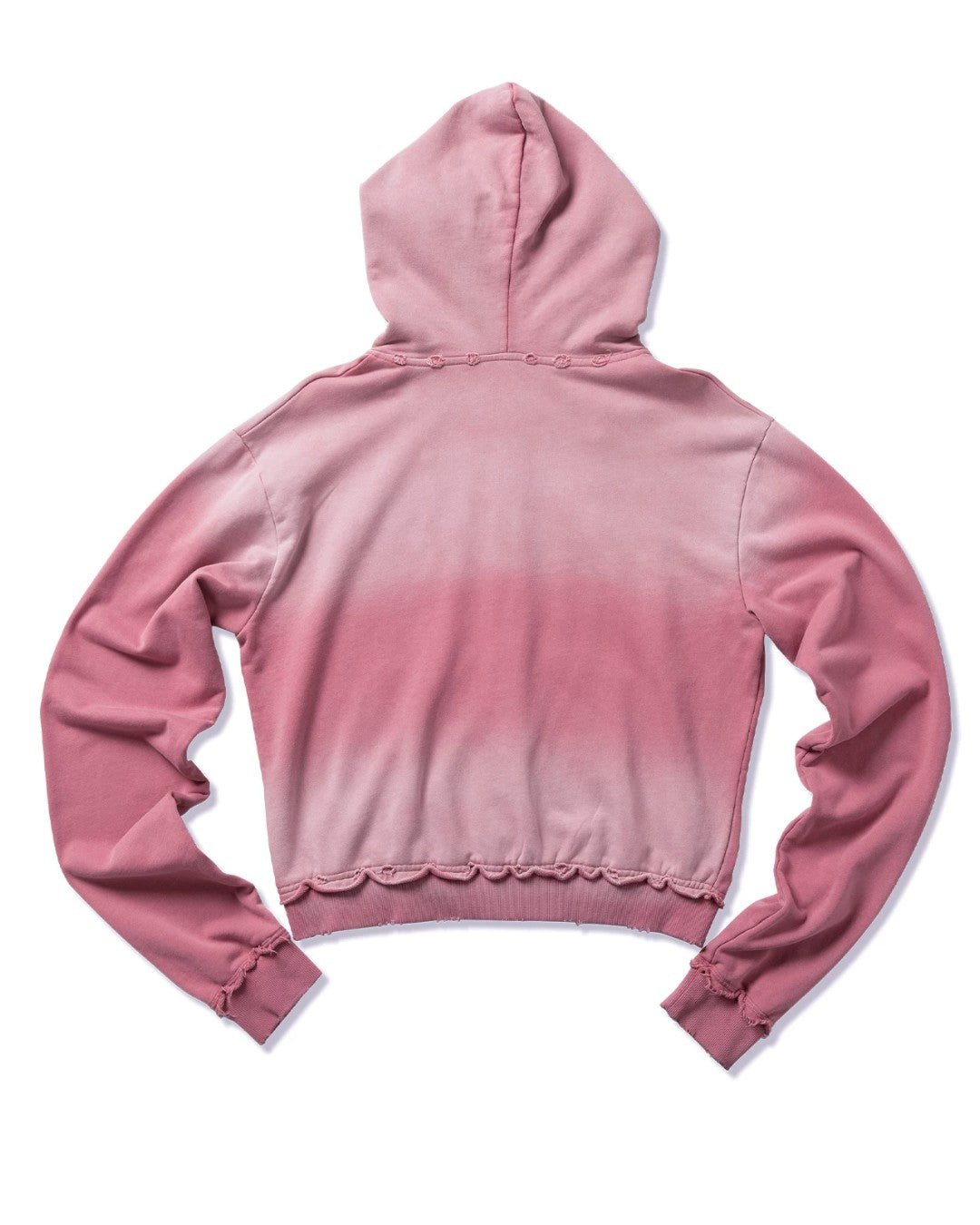 Wenfeng Li 26AW Fallen Angels Washed Graphic Zip Hoodie - SWAGLAB