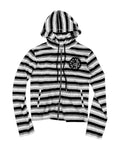 ColdAsia Medal Stripe Zip Hoodie - SWAGLAB
