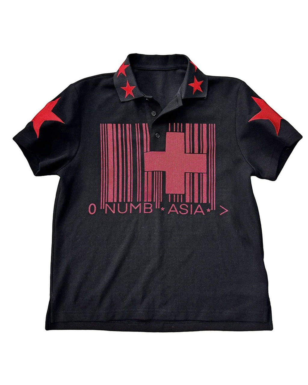 Numb Asia Cross Stripe Polo - SWAGLAB