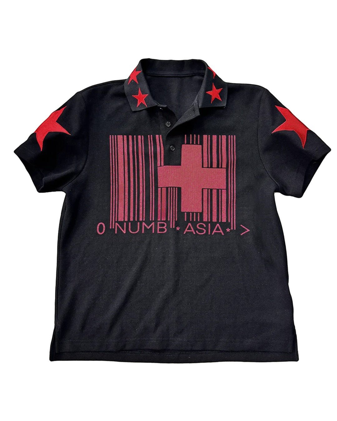 Numb Asia Cross Stripe Polo - SWAGLAB
