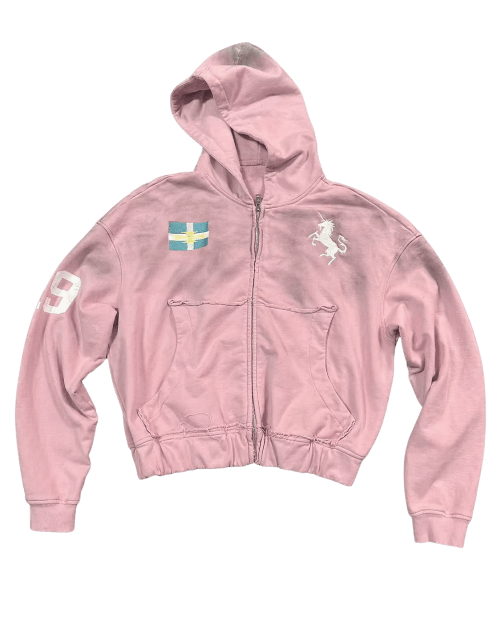 KLICK CLAK Washed Zip Hoodie - SWAGLAB