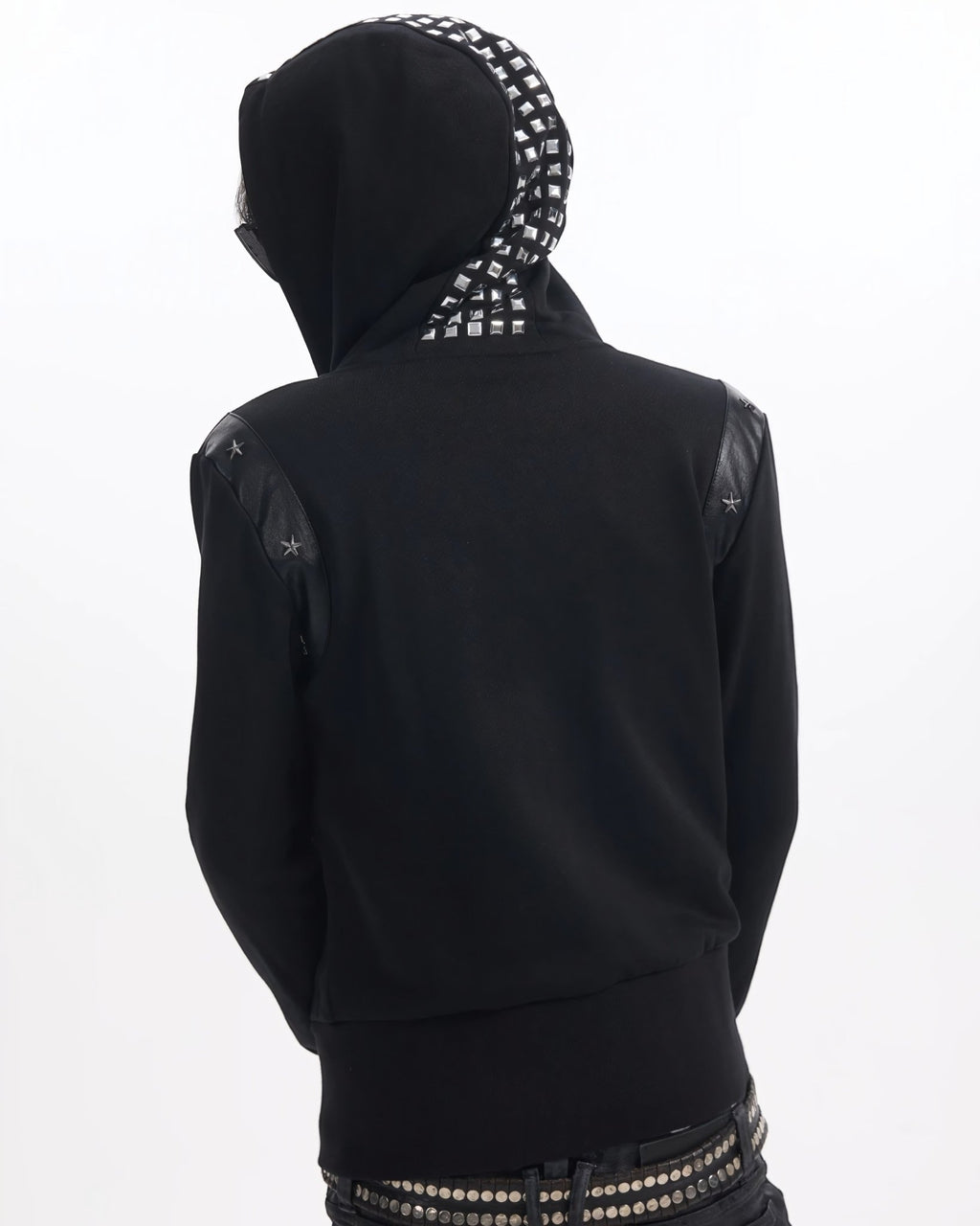 Numb Asia Stud Zip Hoodie - SWAGLAB