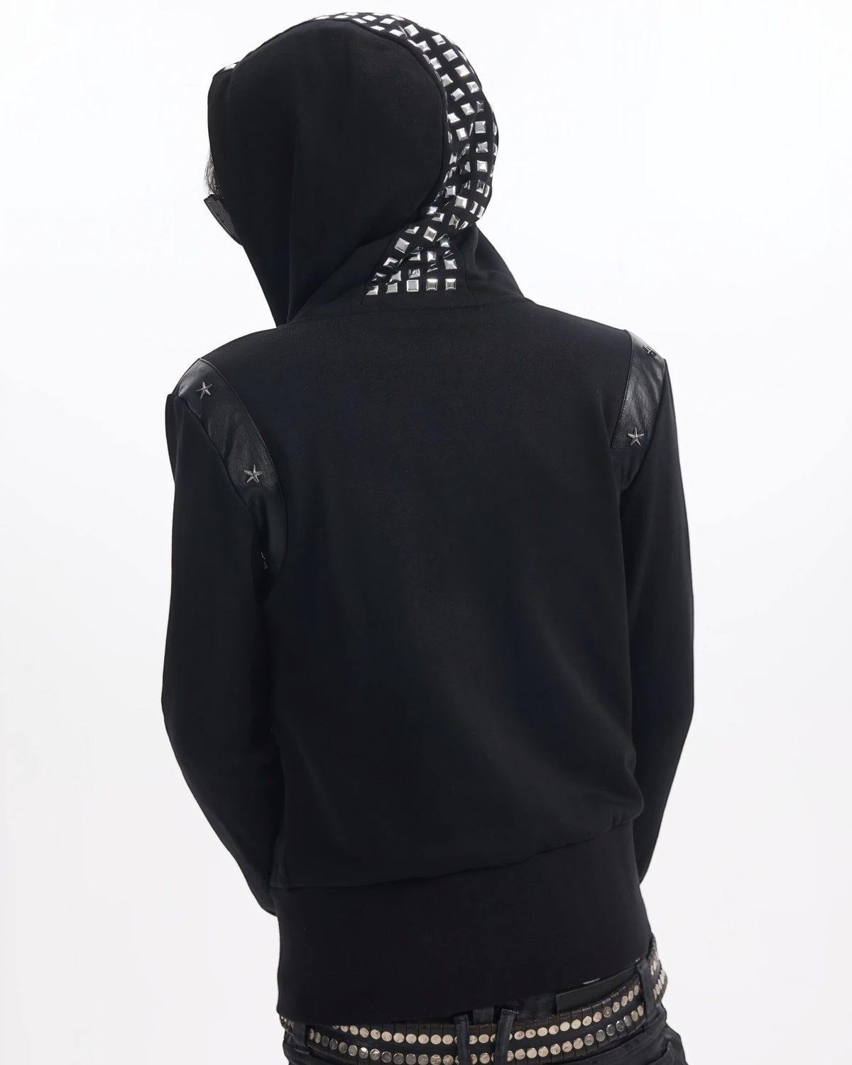 Numb Asia Stud Zip Hoodie - SWAGLAB