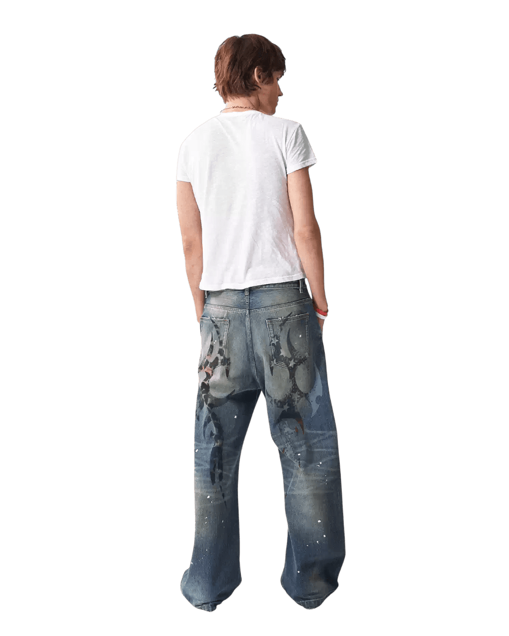 NumbAsia Patch Baggy Jeans - SWAGLAB