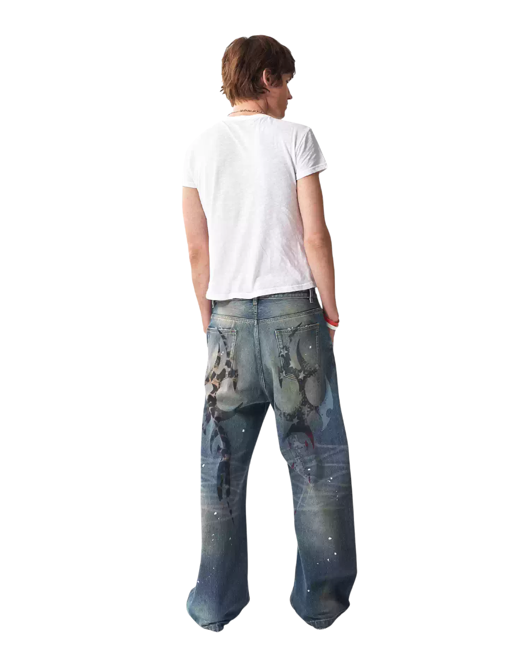 NumbAsia  Patch Baggy Jeans