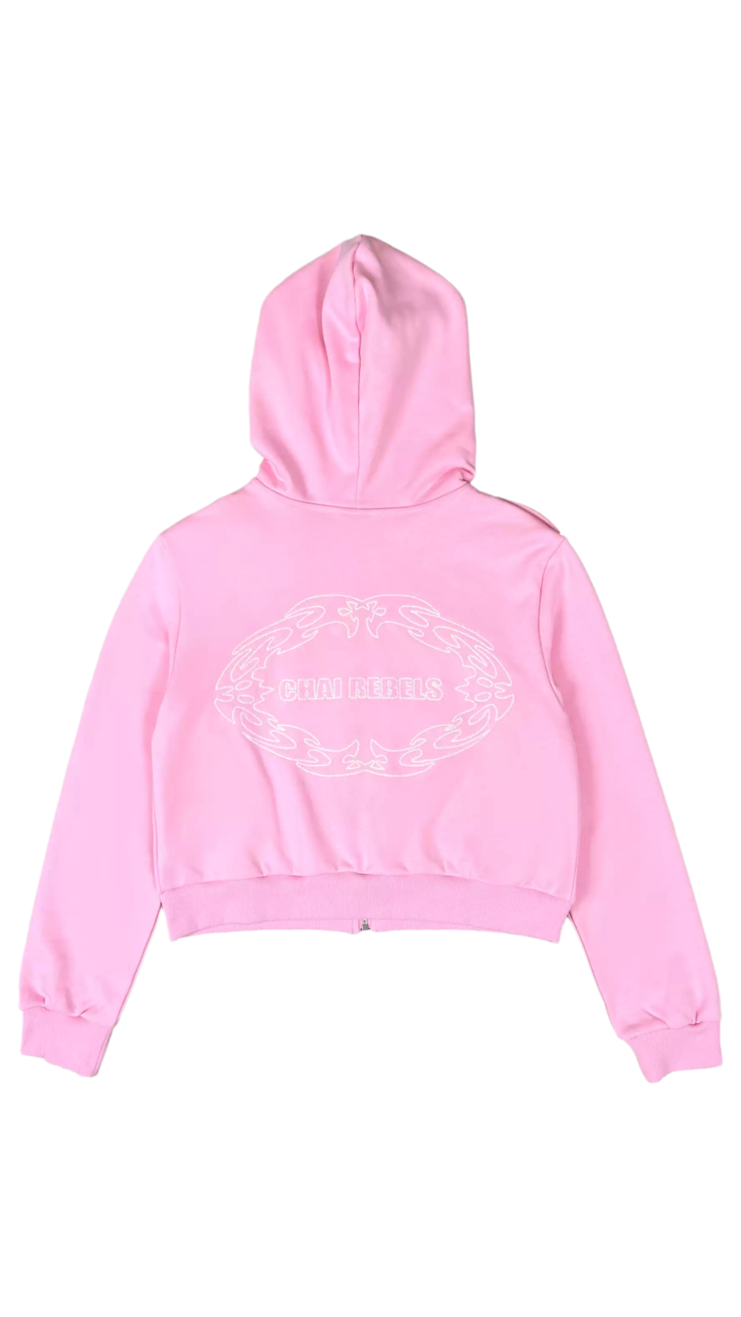 Military Trim Zip Hoodie