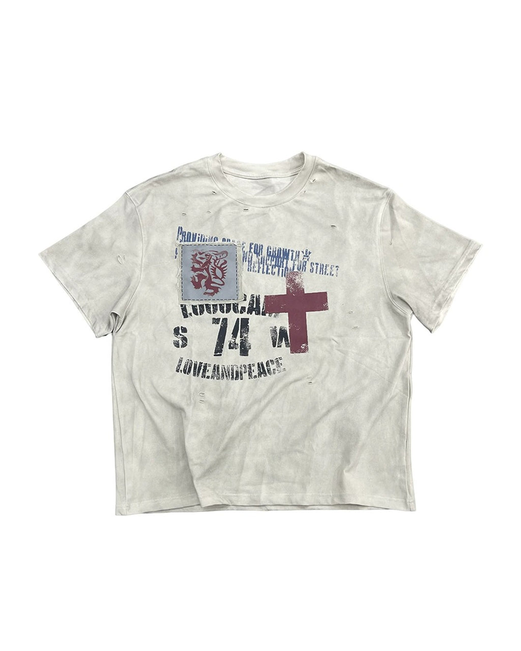 LUUUCAM Rage Distressed Tee - SWAGLAB