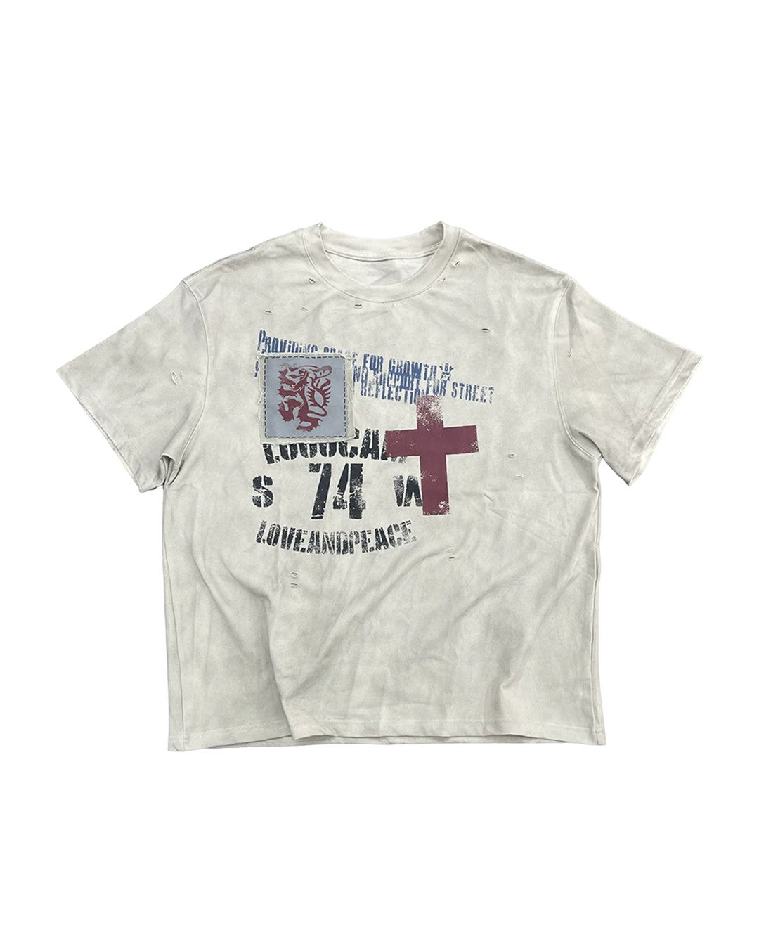 LUUUCAM Rage Distressed Tee