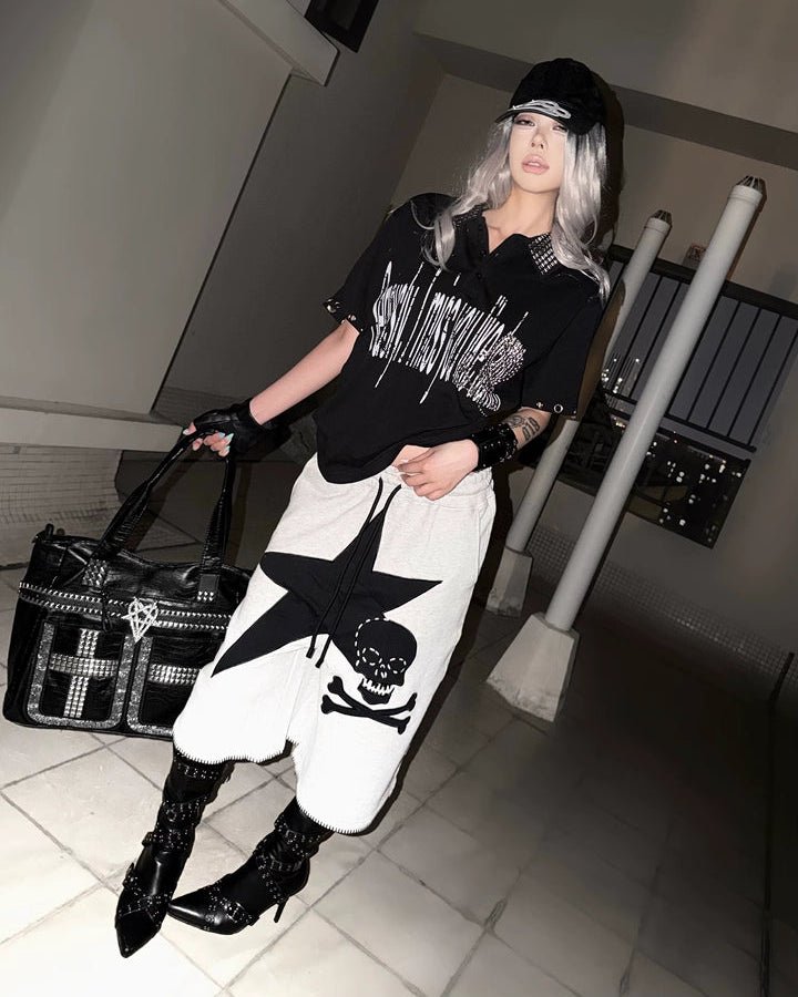 COLDASIA Star Skull Shorts - SWAGLAB