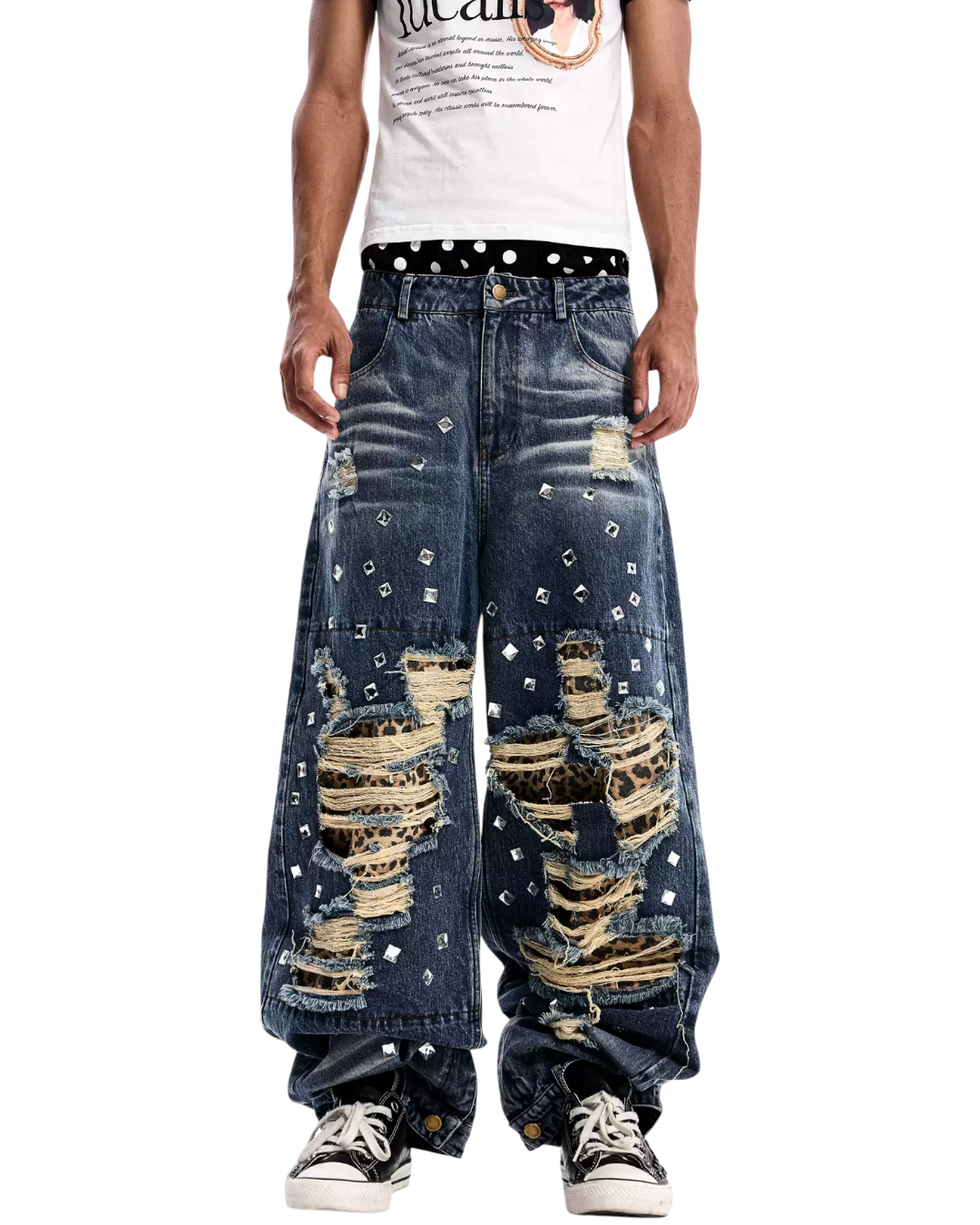 STARTEXCEEDEND baggy jeans