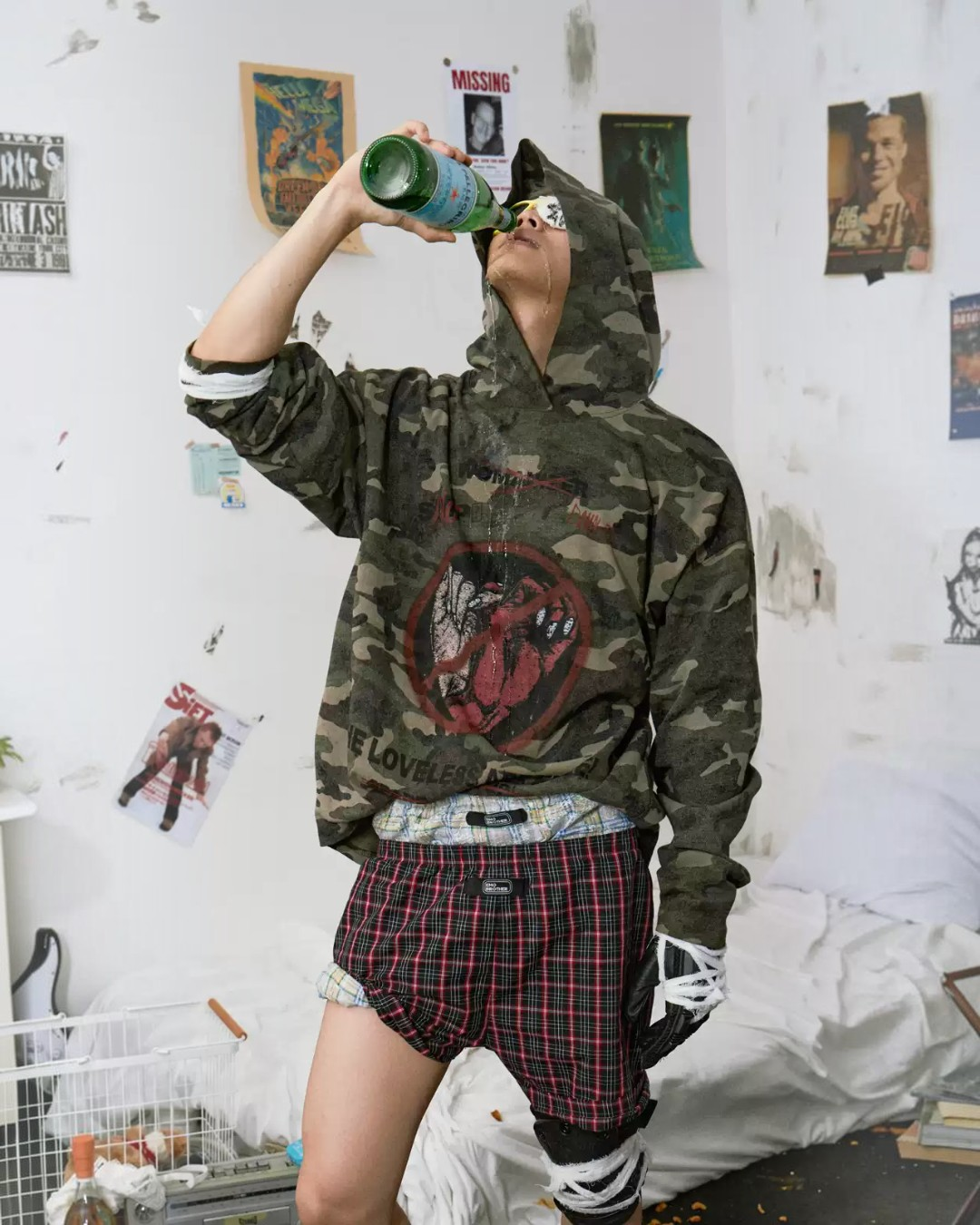 EMOBROTHER Camo Hoodie