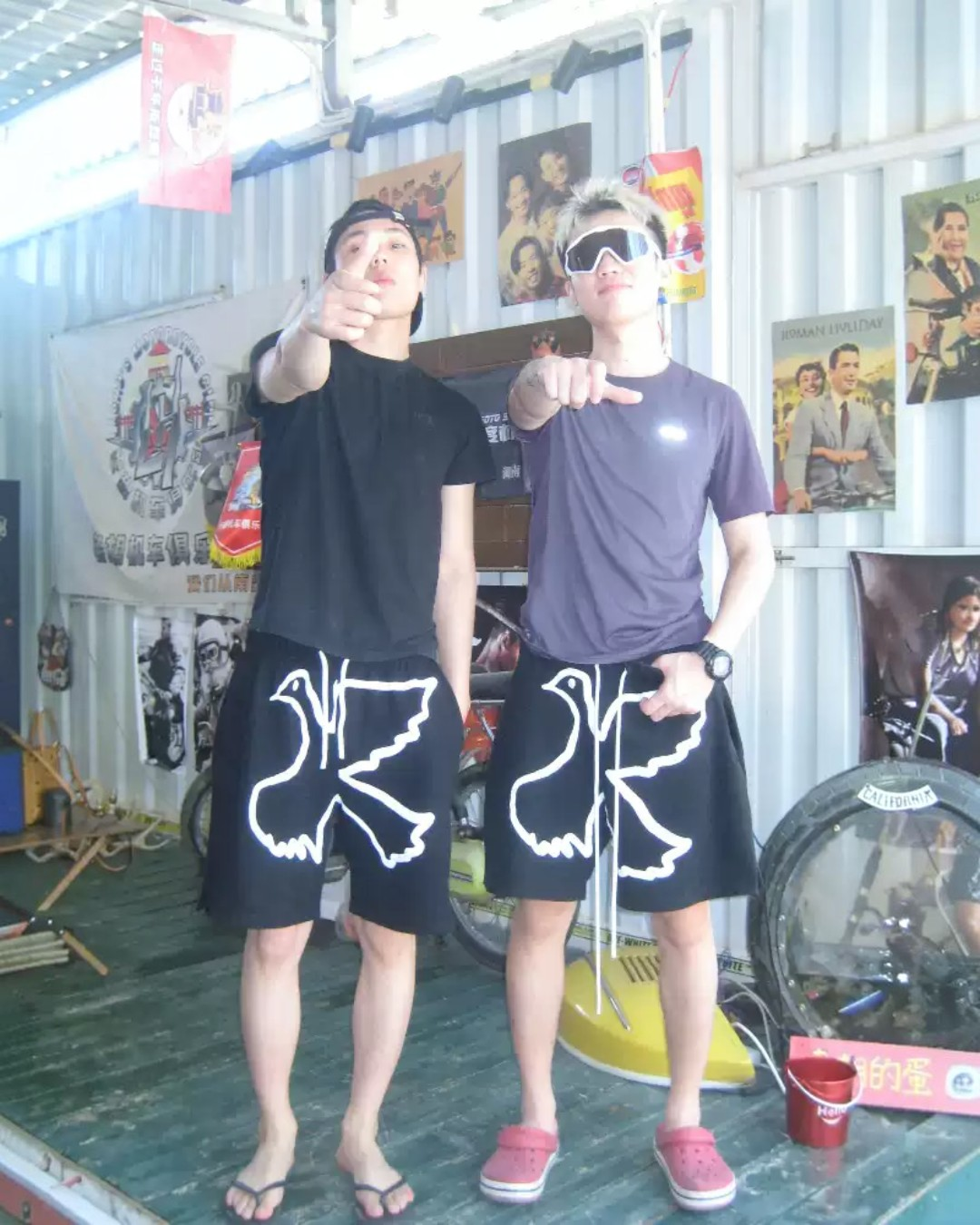 Dove Outline Shorts