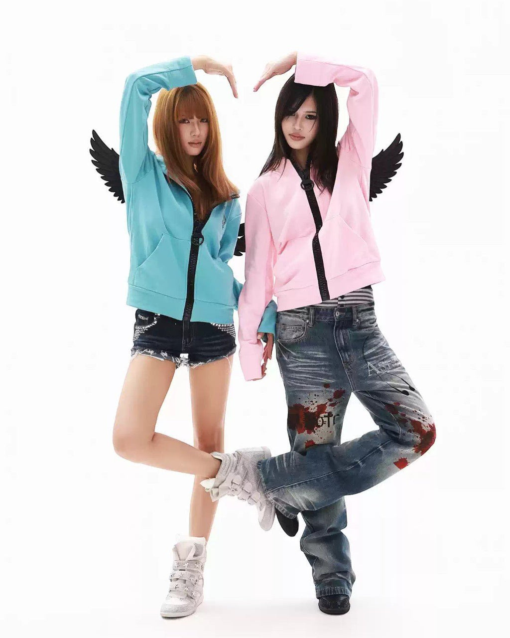 DETW Angel Wing Zip Hoodie - SWAGLAB