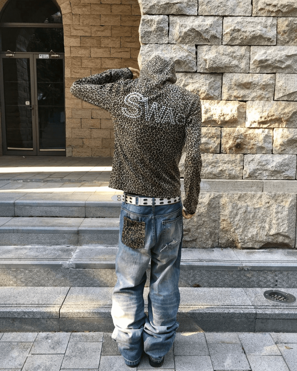 NumbAsia Leopard Zip Hoodie - SWAGLAB