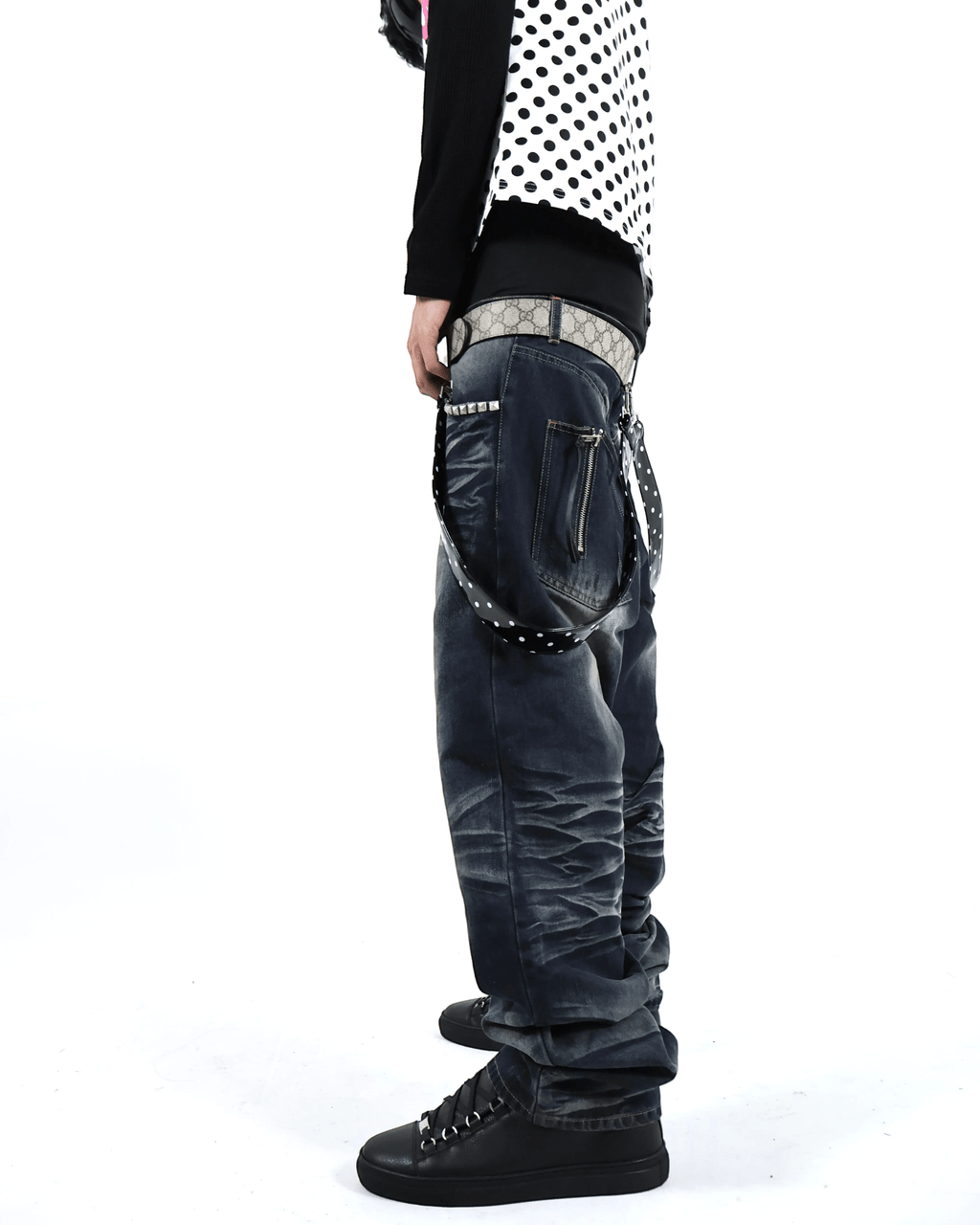UCANTBELIKEME Needle Washed Jeans - SWAGLAB