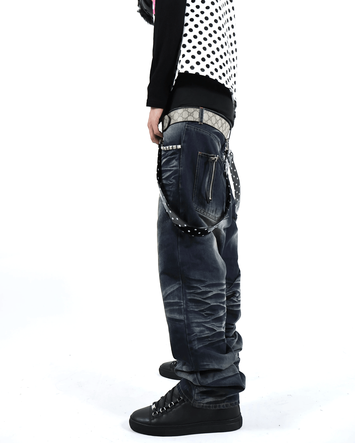 UCANTBELIKEME Needle Washed Jeans - SWAGLAB