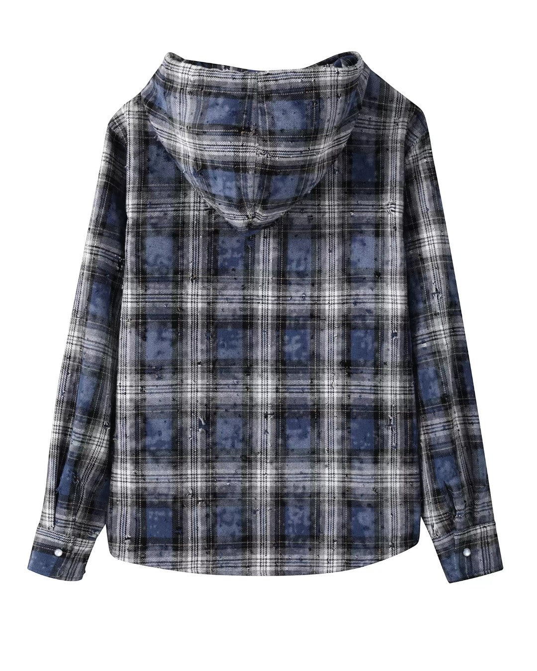 Jerry Club Hooded Plaid Shirt - SWAGLAB
