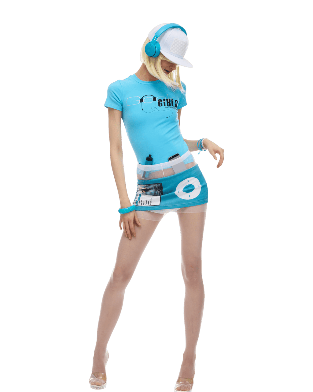 NORGIRA Ipod Low-rise Skirt - SWAGLAB