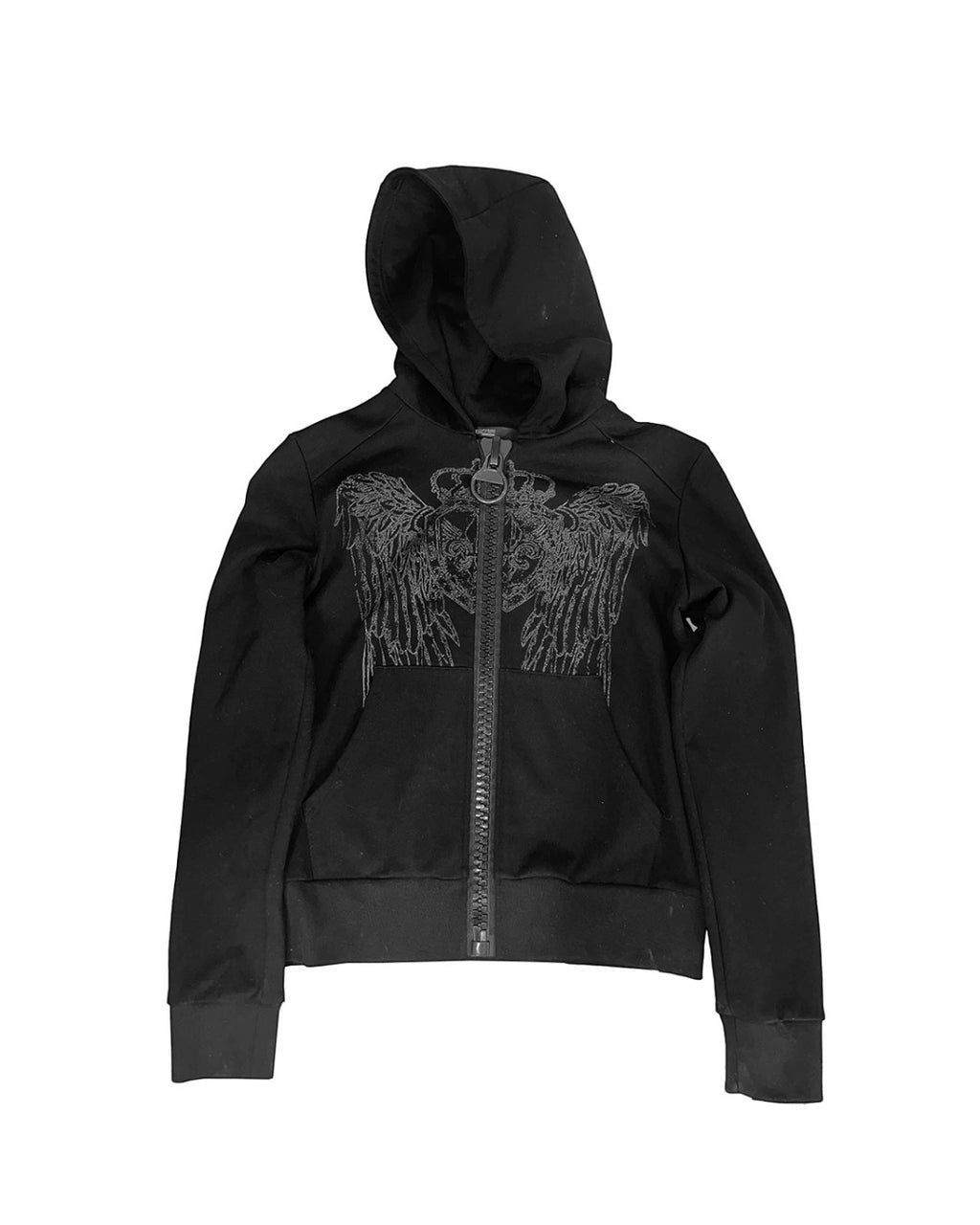 NoE Crown Wings Zip Hoodie - SWAGLAB