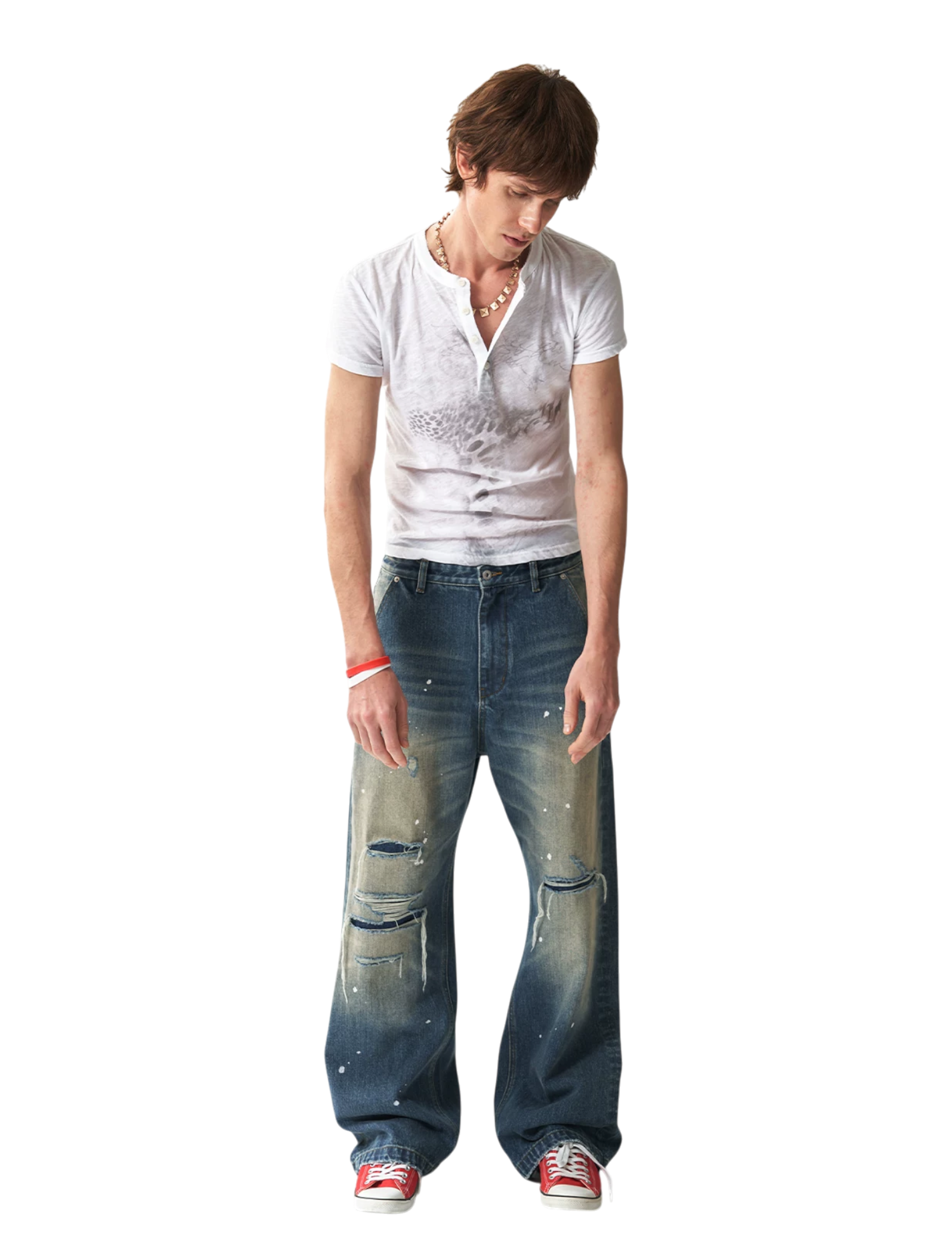 NumbAsia  Patch Baggy Jeans
