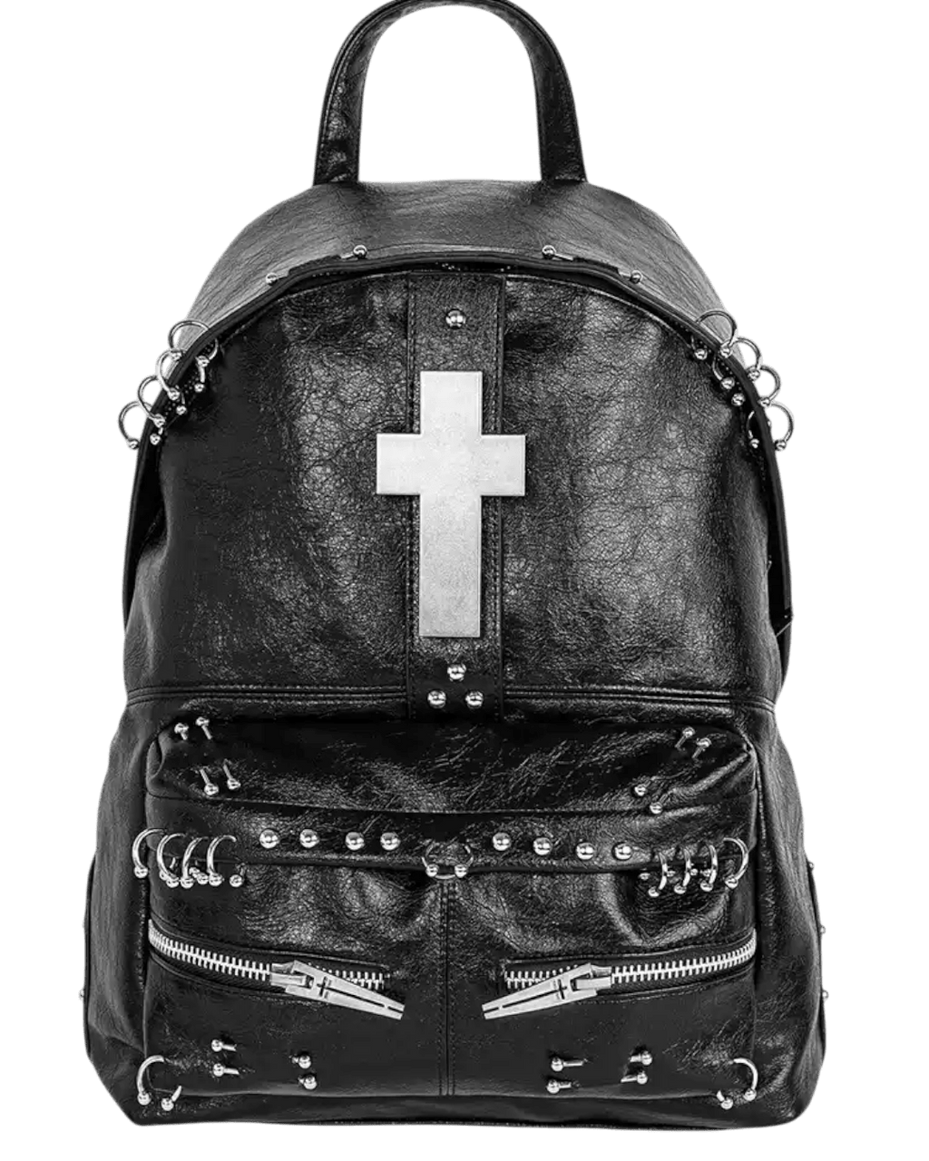 REBEL WAVE Cross Black Backpack - SWAGLAB