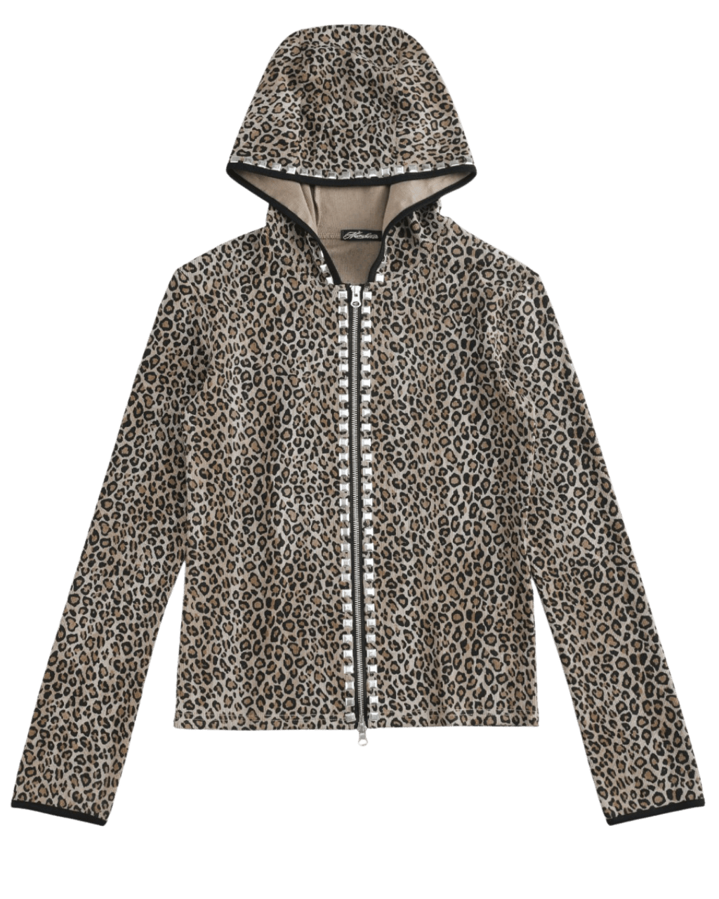 NumbAsia Leopard Zip Hoodie - SWAGLAB