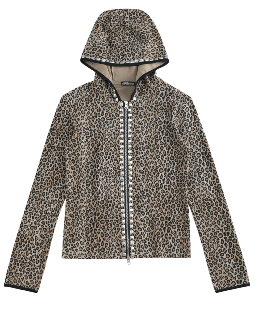 NumbAsia Leopard Zip Hoodie