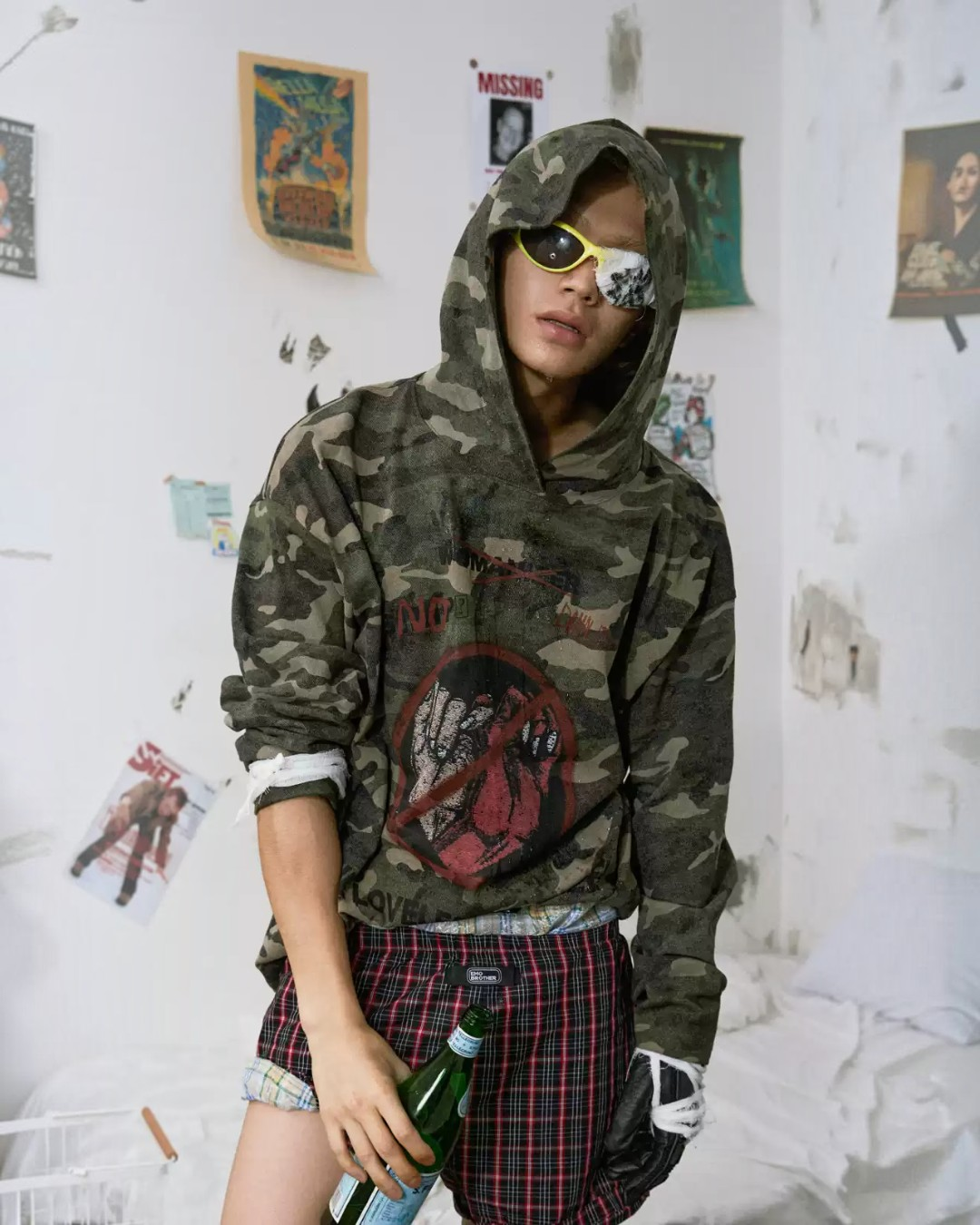 EMOBROTHER Camo Hoodie