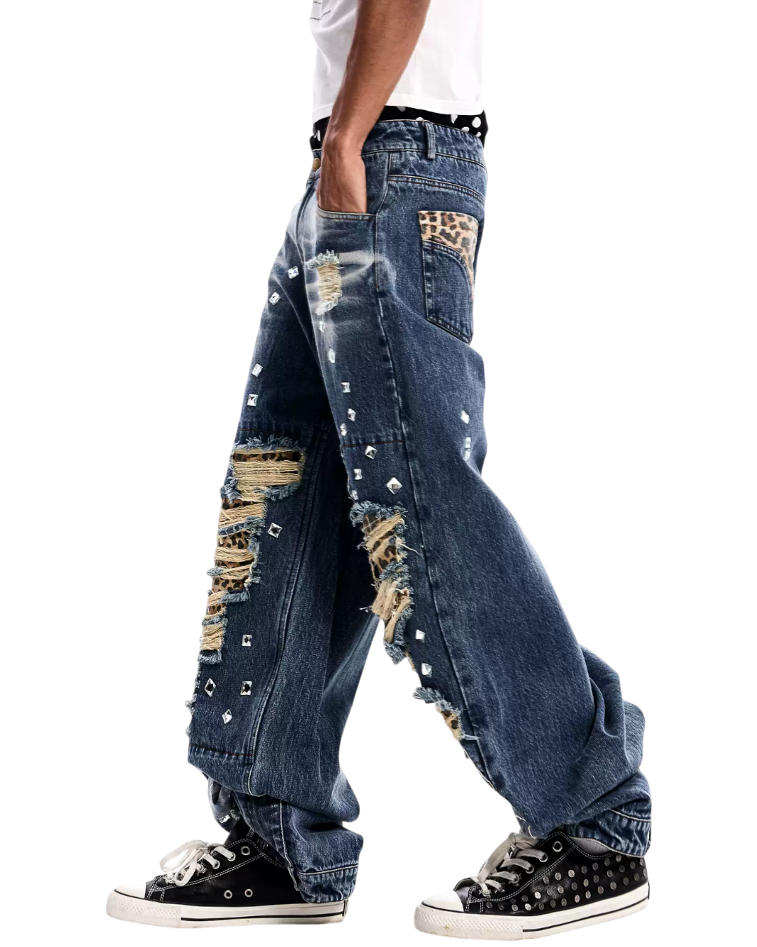STARTEXCEEDEND baggy jeans