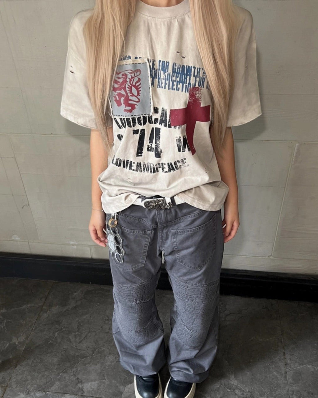 LUUUCAM Rage Distressed Tee - SWAGLAB
