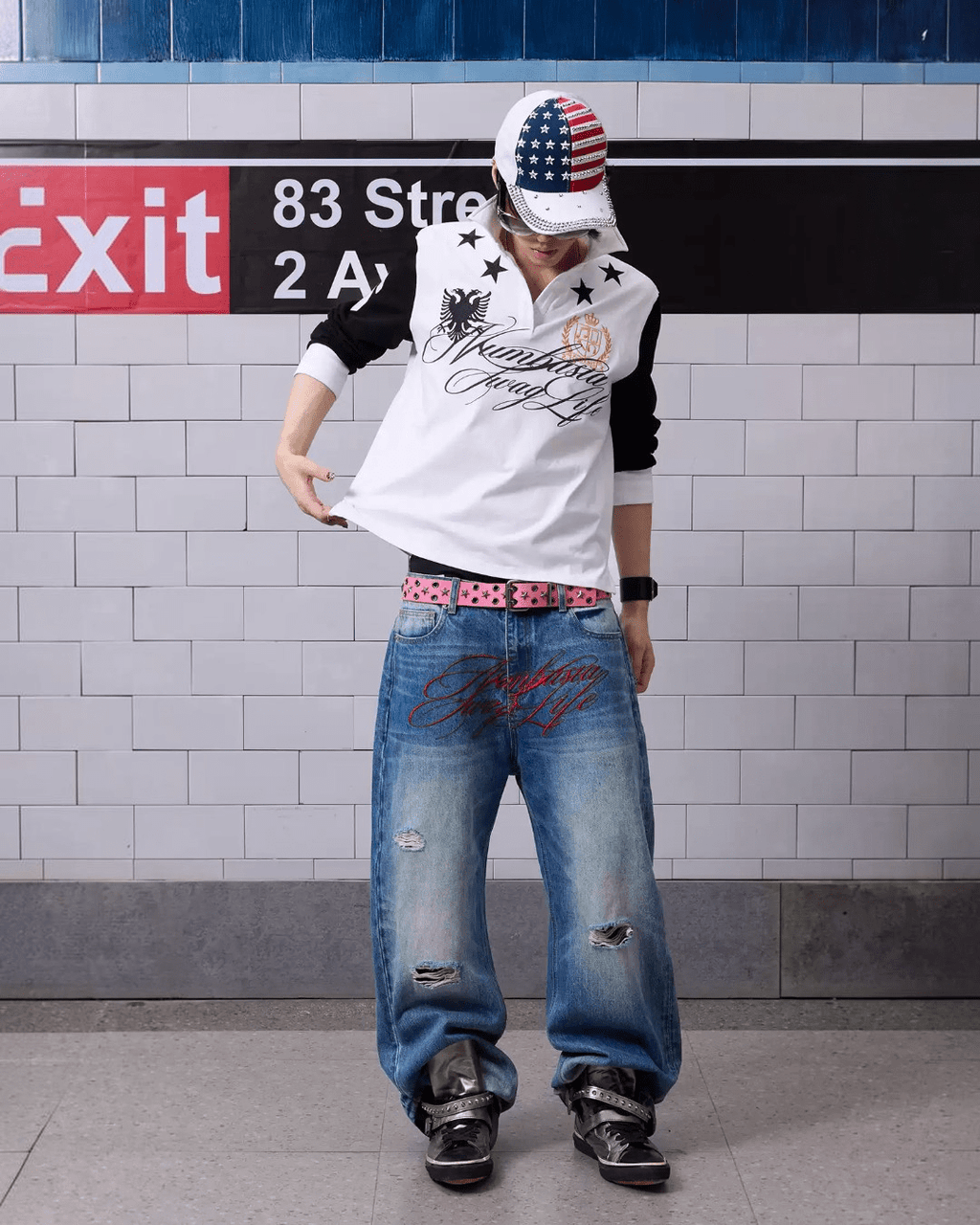 NUMBASIA Party Time jeans - SWAGLAB