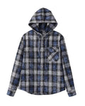 Jerry Club Hooded Plaid Shirt - SWAGLAB
