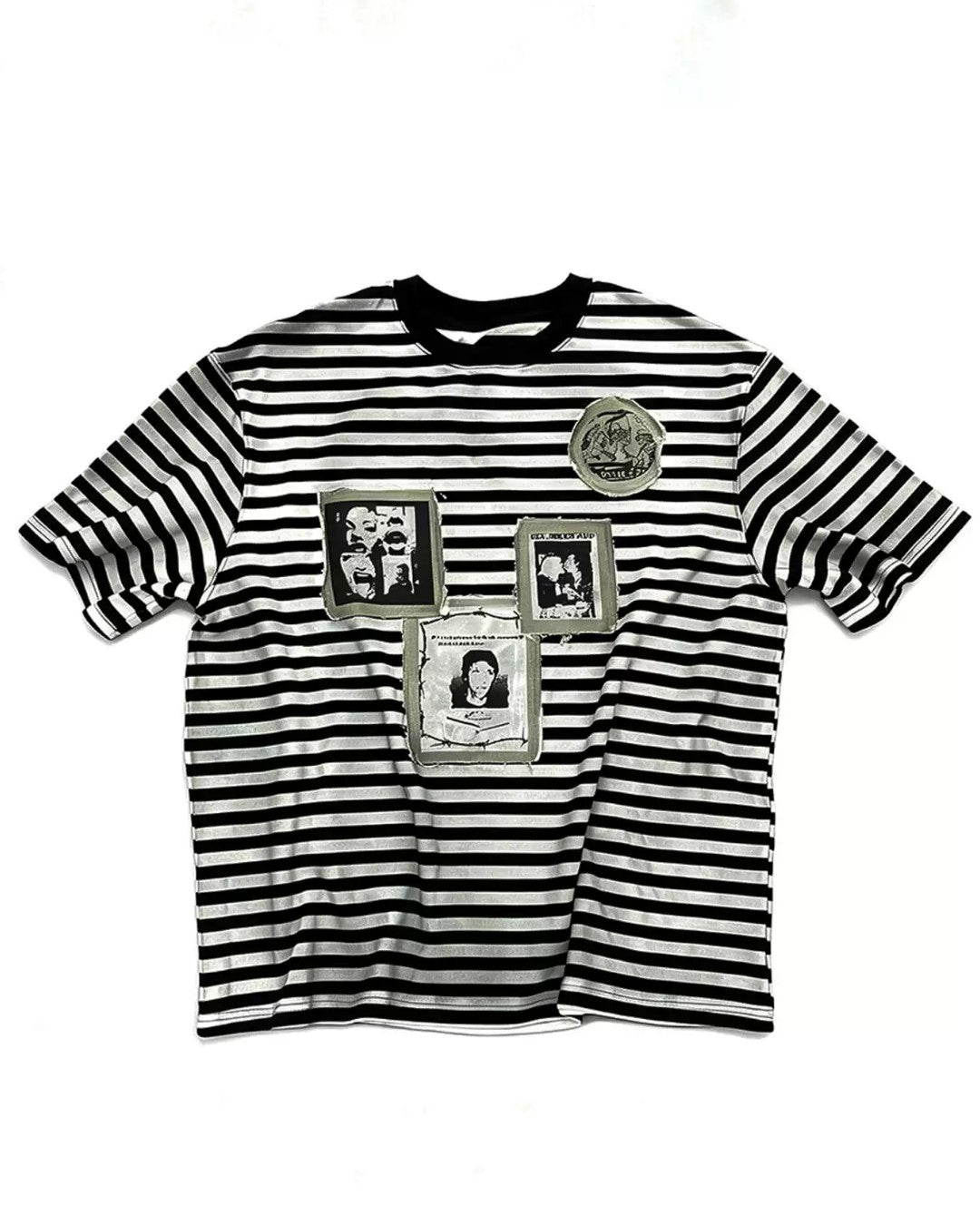 LUUUCAM Memories Striped Tee
